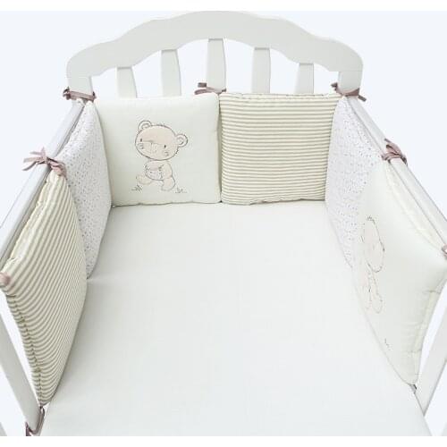 Babymio Bumpers In A Crib For Newborns