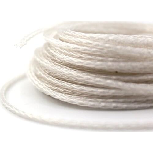 Free shipping HS8T 8 Twist cable Upgrade Headphone Cable 8cores PTFE OCC Silver plated Wire Audio DIY HIFI