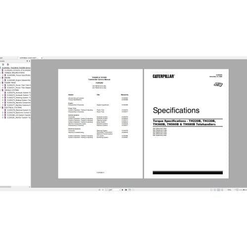 CAT Telehandler EAME APD LACD NACD 25.2GB All Models Full Manuals DVD