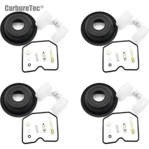 For KAWASAKI ZRX1200 ZRX1200R ZRX1100 GPZ1100 ZRX 1200 1100 Carburetor Repair Kit Chamber Gasket Membrane Float O-ring 4 Sets