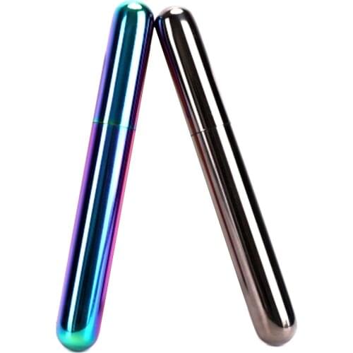 Stainless Steel Travel Cigars Box Cigarettes Case Moisturizing Single Cigar Tube Protective Case Portable Cigar Accessories Gift