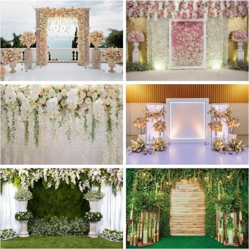 Yeele Photocall Wedding Backdrop Birthday Flowers Curtain Baby Shower Party Decor Photography Background Photozone Photo Studio