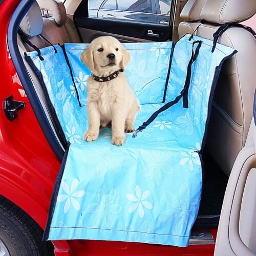 Pet Basket Dog Car Carrier Back Seat Cover Bed Bag Waterproof Basket Folding Hammock For Safety Travelling Protector Cushion