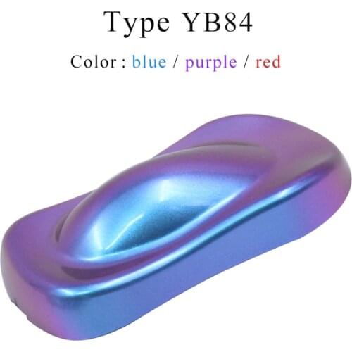 YB84 Chameleon Pigments Acrylic Paint Powder Coating Chameleon Dye for Cars Arts Crafts Nails Decoration Painting Supplies 10g