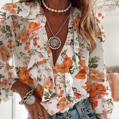 Meihuida Women's Ruffle Shirts