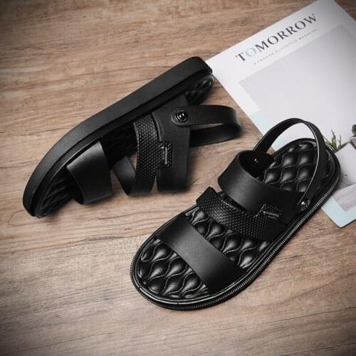 2019 New Sandals Mens Tide Summer Korean Version Of The Trend Outdoor Non-slip Wear Men Sandals Soft Bottom Flip-flops