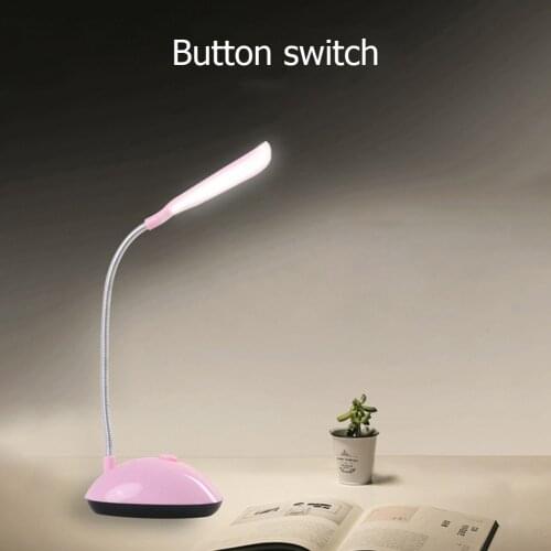 Folding Button Switch Table Lamp Battery Powered Student Mini Desk Night Light for Study Reading Switch Emergency Lighting Lamp