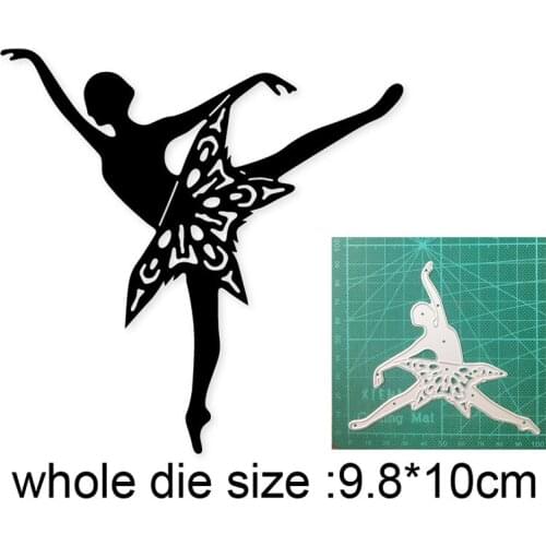 Woman Ballet Girl New 2021 Metal Cutting Dies for DIY Scrapbooking Paper and Card Making Decorative Embossing Dies Craft dies
