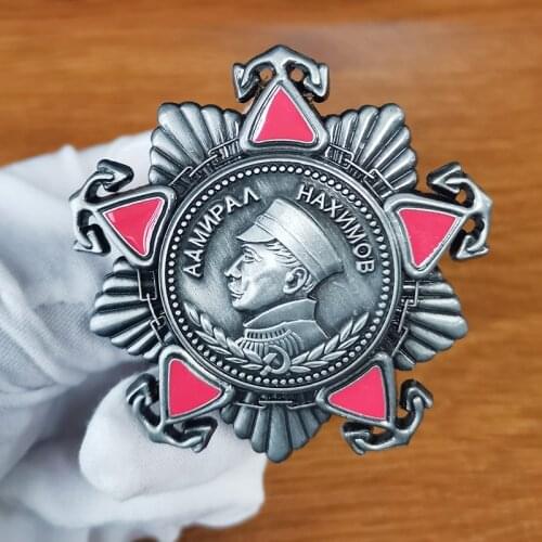 USSR Order of Admiral Nakhimov Metal Pin Soviet award medal Brooch honor ww2 replica military jewerly