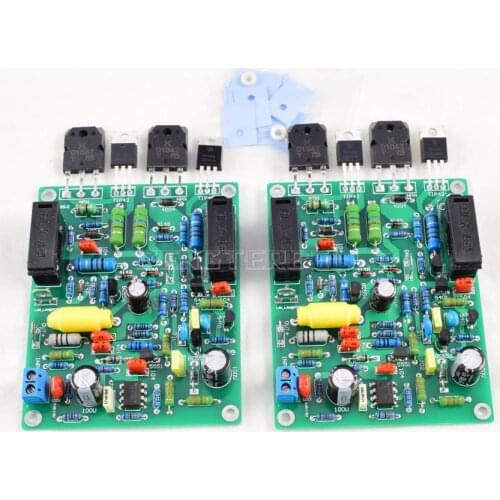 Assembly QUAD405 -2 HiFi Stereo Amplifier Board 100W+100W Power Amp ONSEMI Power Pipe New