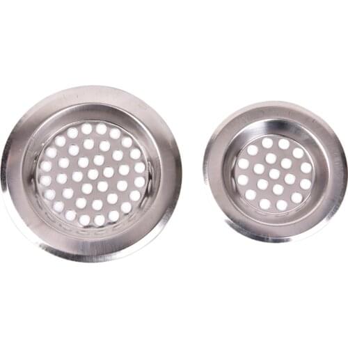 1pcs Practical 60/75mm Stainless Steel Sink Stopper Plug For Bath Drain Drainer Strainer Basin Water Rubber Sink Filter Cover