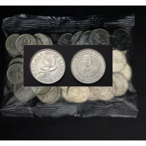 Tonga 5 Cents 2015 Genuine Original Coins 100% Real Issuing Collection Coins Unc