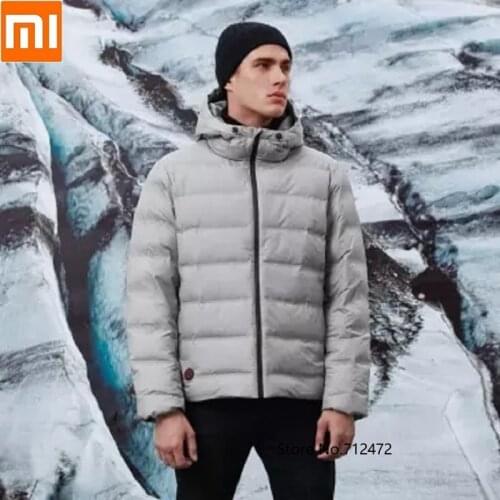 Youpin Cottonsmith men Temperature controlled heating down jacket 90% white goose down Windproof waterproof Luxury warm coat