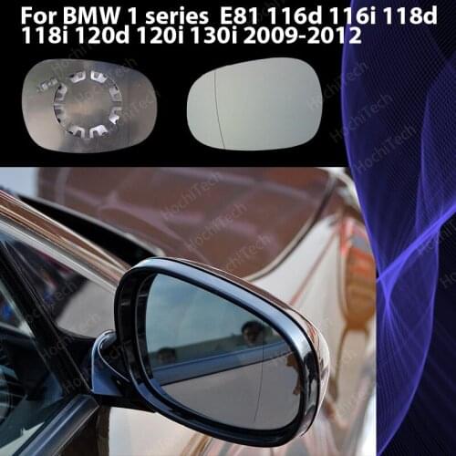 1pcs Wing Electric Left & Right Blue Heated Mirror Glass For BMW 1 series E81 116d 116i 118d 118i 120d 120i 130i 2009-2012