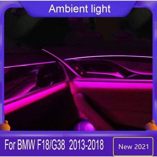 Sound Active EL Neon Wire Strip Light Bluetooth APP Remote Control LED Backlight Auto Center Console Door Decorative Lamp