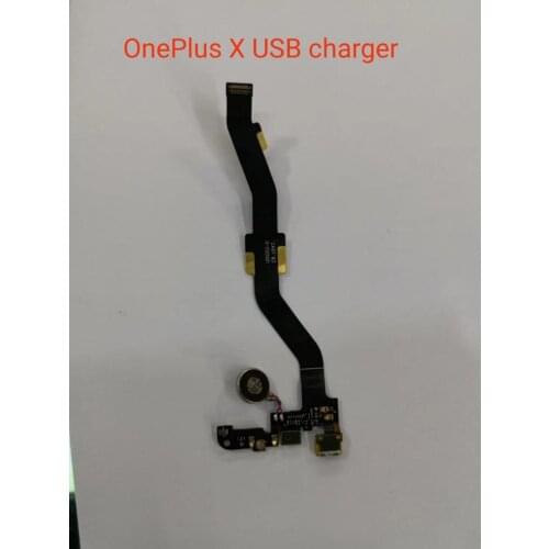 10pcs USB Charging Port Dock Connector Mic Vibrator Flex Cable For One plus X Micro USB Dock Connector Charging Port Replacement
