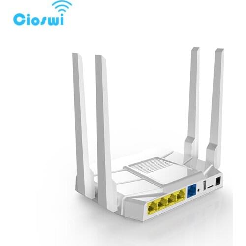 Wiflyer WG108 Home Wireless Wifi Rputer 2.4G & 5G Dual Band 1200Mbps Gigabit Router Wide Coverage 16MB Flash 128RAM Run Smoothly