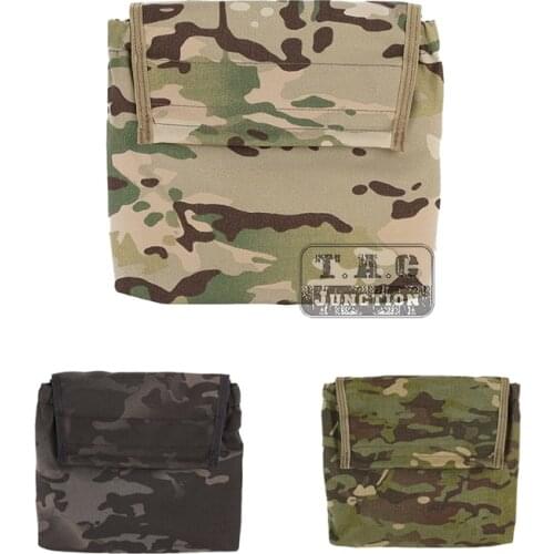 Emerson Tactical Folding Mag Storage Drop Bag For MRB CPC JPC Vest Lightweight Roll Up Dump MOLLE Accessories Pouch