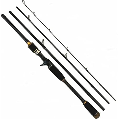 Domination 4 sections spinning rod casting fishing rod carbon M power fast action 2.1/2.4/2.7/3m lure weight 10-25g hard rod