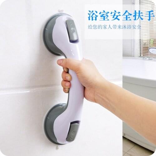 Strong Suction Cup Grab Bars Bathroom Child Non Slip Safety Handrail Glass Doors And Windows Handle