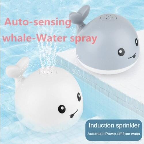 Hot selling Lovely LED Flashing Bath Toys Ball Water Squirting Sprinkler Baby Bath Shower Kids Toys kids water toys