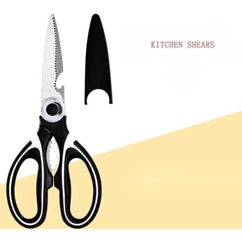 Multifunctional Kitchen Tools Scissors With Stainless Steel Scissors Utensils Chicken Bone Clip Walnut For Kitchen Gadget Sets
