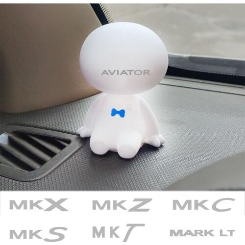 Cartoon Shaking Head Figure Car Ornaments Decorations Big Hero Doll Toys For Lincoln Aviator Corsair Mark LT MKC MKT MKX MKZ