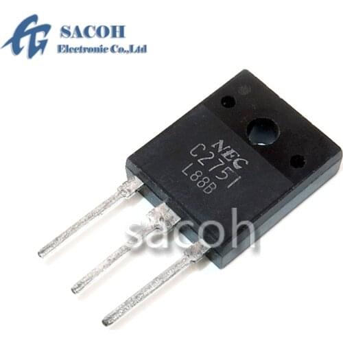 New Original 10PCS/Lot 2SC2751 C2751 or 2SC2750 C2750 or 2SC2749 C2749 TO-3P 15A 500V Silicon NPN Power Transistors