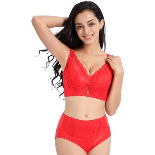 New lace design mature fashion sexy women bra set
