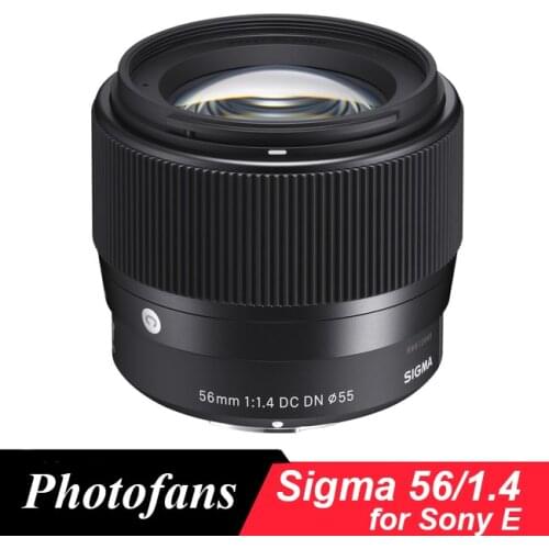 Sigma 56 1.4 Lens 56mm f/1.4 DC DN Contemporary Lens for Sony A5100 A6000 A6300 A6400 A6500