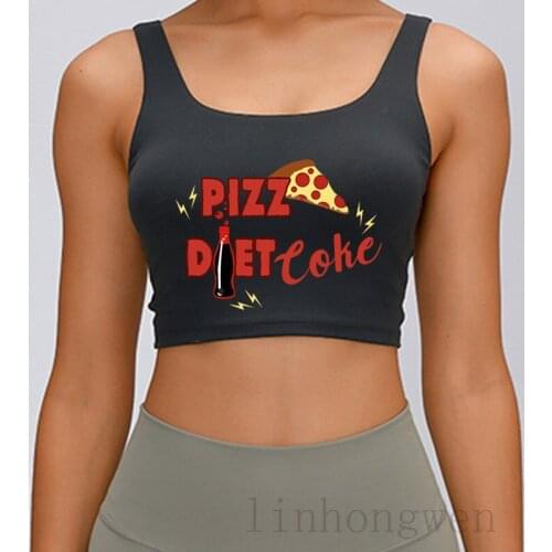 Pizza Coke Light Diet Tank Top Interesting Sexy Spring Comical Plus Size 3xl Solid Color Printing Tops Tees Vest