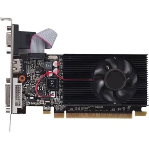 Portable NVIDIA GT 730 Pci-e 3.0 Discrete graphics card 2GB DDR3 128 bit HDMI-Compatible for Professional Player