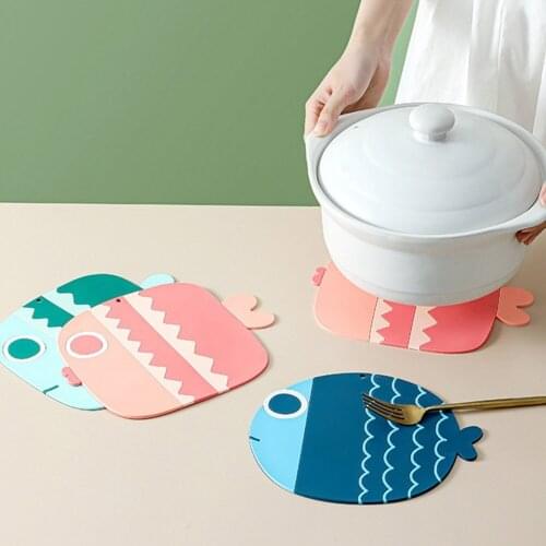 Silicon Heat Insulation Cup Pads Table Cartoon Place Mat Placemat Drink Coffee Home Kitchen Coasters