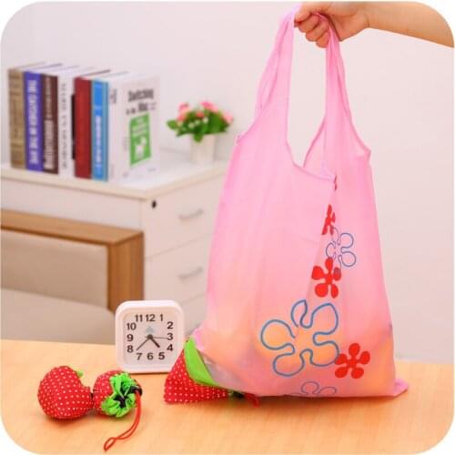 1PC Portable Eco-friendly Shopping Bag Fruit Shape Folding Bag Travel Reusable Tote Bags