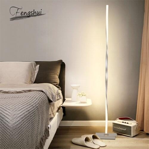 Nordic Design Led Floor Lamp Standing Lamps for Living Room Adjustable Hotel Lighting 110V-220V Bedroom Home Decor Floor Lights