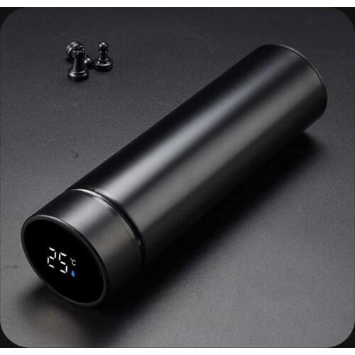 Smart 304 Stainless Steel Vacuum Water Cup Temperature Display Cup Business Gift in-Car Thermos