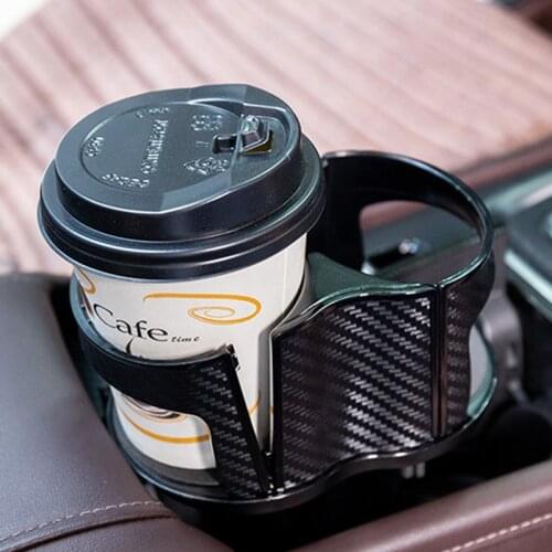 Universal Car Drinks Holder 2 Cups Bottle Holder Stand Car Organizer Mount Adjustable Beverage Auto Truck