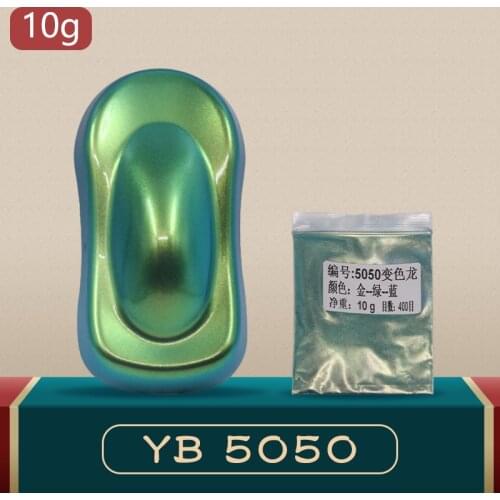 YB50 Chameleon Pigments Acrylic Paint Powder Coating Dye for Cars Automotive Glass Painting Decorati