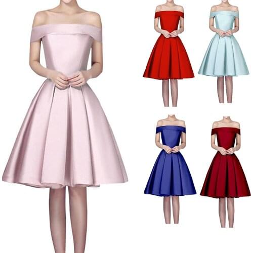 Elegant Bateau Neck Nude Pink Homecoming Dresses Ruched Satin Formal Party Gowns ShortRobe De Soiree