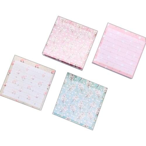 1pack/lot Elegant Fresh Floral Memo Pads Planner Sticker Stycky Notes Notepads School Office Supply