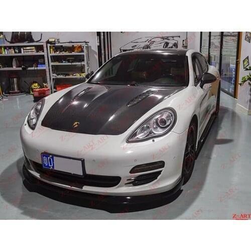 2010-2016 Z-ART For Panamera carbon fiber engine bonnet for 970 carbon fiber engine hood for Panamera front lid