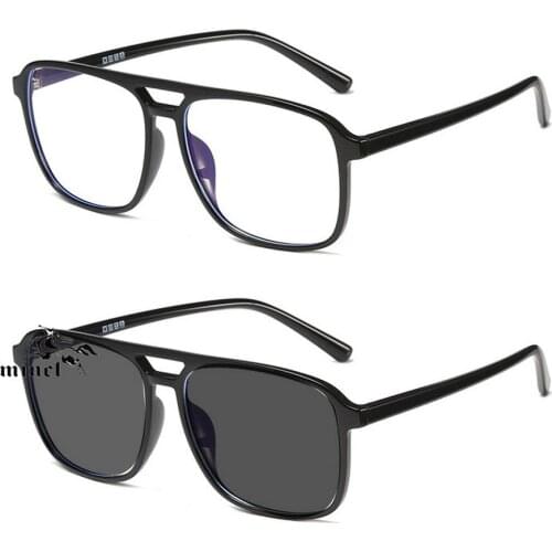 2020 New Transition Sunglasses Photochromic Reading Glasses Women Men Square Presbyopia Eyewear with Diopters Glasses NX