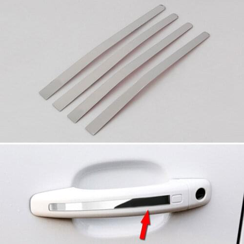 4pcs Stainless Steel Chrome Car Door Handle Cover Trim New for AUDI A4L Q3 Q5 Q7