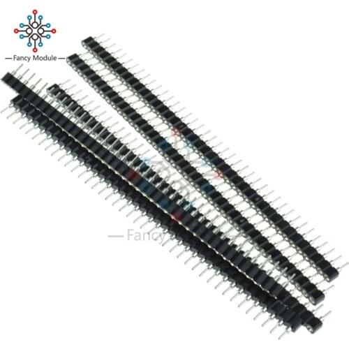 5Pcs Single Row 40Pin 2.54mm Round Female Pin Header