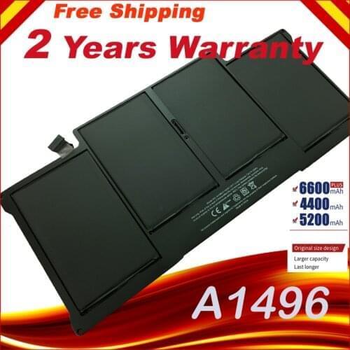 Bateria do portátil a1496, para apple macbook ar 13 "a1466 2013/2014/2015 a1496 md760ll/a md761ch/a 7.6 v 7150 mah