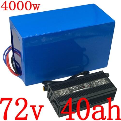 72V 40AH E-Bike Battery Pack 72V 4000W 3000W 2000W Electric Scooter Battery 72V 20AH 25AH 30AH 35AH 40AH Lithium Battery Pack
