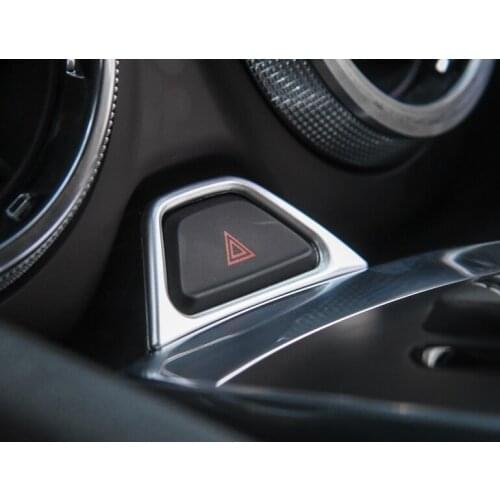 Emergency Lamp Switch Ring Cover Trim for Chevrolet Camaro 2017+ Stylish Car Accessories Car Decal Sticker Interior Decoration