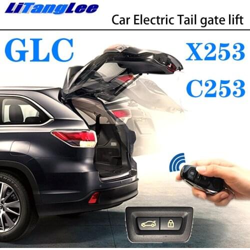 LiTangLee Car Electric Tail Gate Lift Trunk Rear Door Assist System for Mercedes Benz MB GLC Class X253 C253 2015~2020