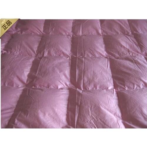 Big discount & Goose down quilt & 90% white goose down 80 pure cotton satin fabric quilt & winter quilt one piece