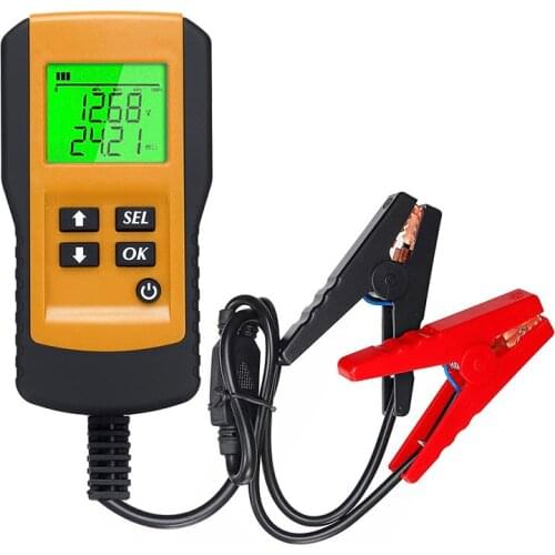 AE300 12V LCD Digital Car Battery Auto System Analyzer Automotive Vehicle Battery Voltage ohm Tester Diagnostic Tool